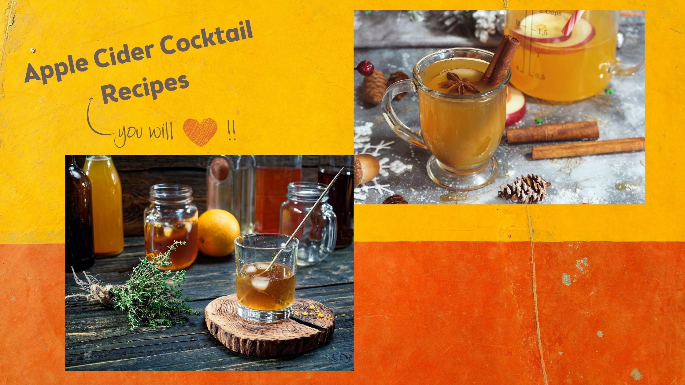Cheers to Four Apple Cider Cocktails You Will LOVE!!